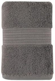 Prosop gri închis din bumbac 30x50 cm Chicago – Foutastic