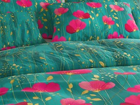 Lenjerie de pat policoton VIVIDELLE POLY verde Dimensiune lenjerie de pat: 2 buc 70 x 90 cm | 200 x 220 cm