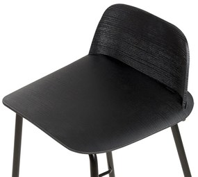 Set 4 buc scaune tip bar Morza (negru). 1081532