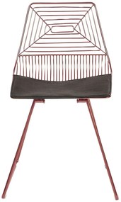 Set 2 buc scaun tip bar Bricio (rozauriu). 1078014