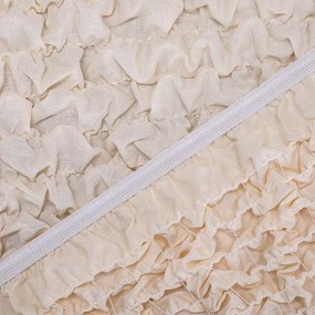 Gaico Huse bielastice FUCO bumbac bio smântânii fotoliu (l. 60 - 110 cm)