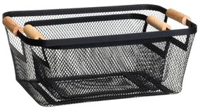 Coșuri de depozitare din sârmă 2 buc. din metal 33x21x14 cm – Casa Selección