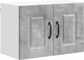 vidaXL Dulap de bucătărie Kalmar Gri din beton 60 x 31 x 40 cm