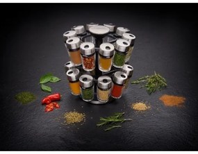 Cole&Mason - Suport rotativ MASTER cu 21 recipiente pentru condimente
