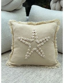 Față de pernă din bumbac 43x43 cm Seashells – Mioli Decor