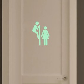 Sticker perete Glow in the Dark Toilet