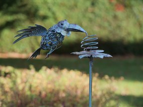 Figurina metal Flying bird