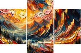 Tablou - Munte acoperit de soare (90x60 cm)