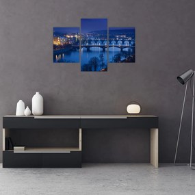 Tablou cu podurile din Praga (90x60 cm)
