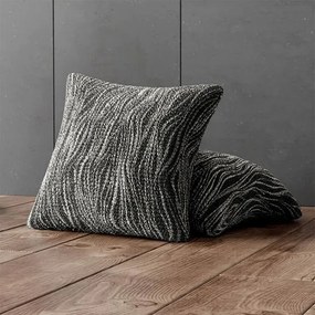 Gaico Huse bielastice UNIVERSO NOU dungi alb-negru fețe de pernă 2 buc (40 x 40 cm)