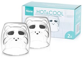 Pahare termo 4Home Hot&Cool Frosty Bear 250 ml, 2 buc.