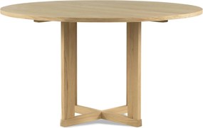 Masa de bucatarie din lemn Heme - Stejar masiv rustic , 100cm , Natur