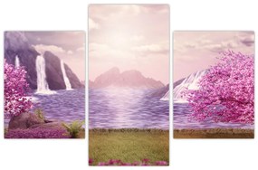 Tablou cu lac (90x60 cm)