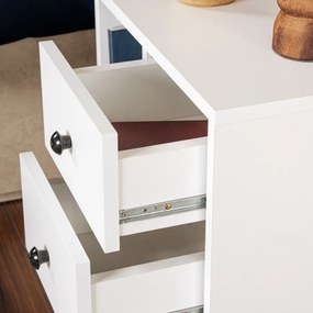 Măsuță de noptieră Glimmer White