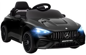 AIYAPLAY Mașină electrică copii Mercedes AMG CLE 53 12V 2 motoare telecomandă parentală 2,4G 99 x 55 x 43 cm negru | Aosom Romania