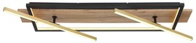 Plafoniera LED design indistrial Beatrix negru 81,5,5x40,5cm