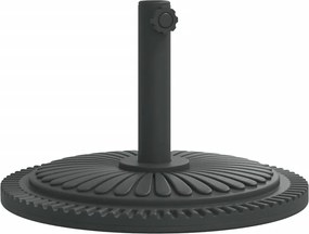 vidaXL Suport umbrelă pentru stâlpi Ø38 / 48 mm, 12 kg, rotund