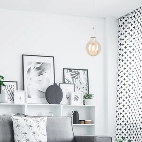 Lustră pe cablu ASTRID 1xE27/60W/230V alb