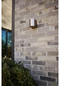 Nordlux - Aplică de perete LED pentru exterior CANTO, 2xLED/6W/230V, IP44, inox