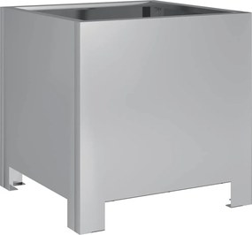 vidaXL Jardinieră de grădină, 30x30x30 cm, oțel galvanizat