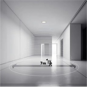 Plafonieră LED cu senzor pentru baie NIVERA LED/18W/230V IP54 d. 30 cm alb + telecomandă