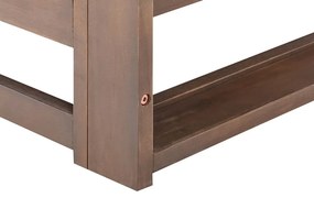 Canapea de grădină Tadashi (lemn de salcâm închis) . 1076207