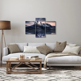Tablou lacul cu munte (90x60 cm)