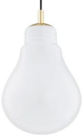 Lustră pe cablu JESSE 1xE27/15W/230V albă/aurie Argon 4879