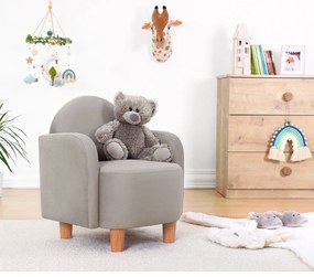 Fotoliu pentru copii gri Nock – Artie