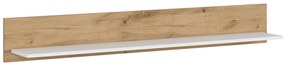 Raft 150 cm Vilgi 150 (alb + stejar wotan). 1064646
