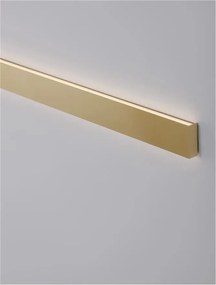 Aplica LED pentru baie cu protectie IP44 SELINE aurie L-90cm