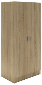 Dulap Remi, 2 Usi, cu polite, Stejar Sonoma, 80 x 51 x 170 cm