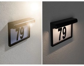 Paulmann 95388 - LED/0,05W IP44 Număr solar cu senzor DAYTON 1,2V