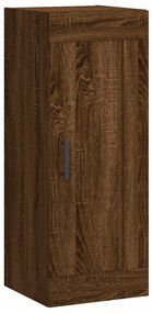 830515 vidaXL Dulap de perete, maro stejar, 34,5x34x90 cm, lemn prelucrat