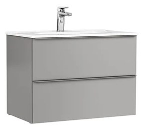 DULAP SHONA 80X56X45.2 CM PENTRU LAVOAR, DOUA SERTARE, GALET MAT Gri mat, 800x460 mm