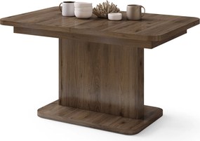 Mazzoni ASTON MINI-Z Nuc Elegant - MĂSUȚĂ DE CAFEA MODERNĂ EXTENSIBILĂ REGLABILĂ PE ÎNĂLȚIME MASĂ TRANSFORMABILĂ