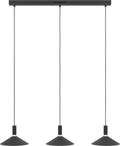 Eglo 902184 - Pendul suspendat pe cablu LED RGBW cu dimmer CONOMAVILLA-Z, 3xLED/7,5W/230V, negru