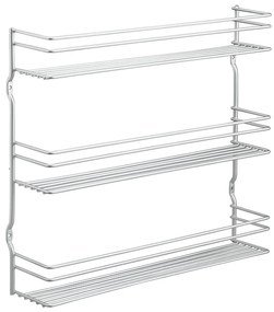 Organizator pentru mirodenii de montat pe perete din oțel – Metaltex