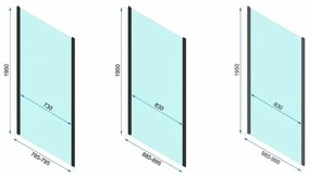 Cabina de dus patrata de colt cu usi batante Rea Rapid Swing 100x100 cm