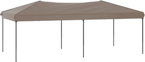 vidaXL Cort pliabil pentru petreceri, gri taupe, 3x6 m