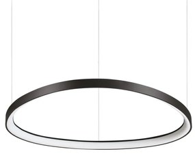 Lustra LED suspendata design circular Gemini sp d081 on-off 2700k negru