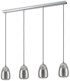 Eglo 98616 - Lustră pe cablu ALOBRASE 4xE27/40W/230V