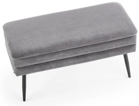 Scaun Velva 1, gri/negru