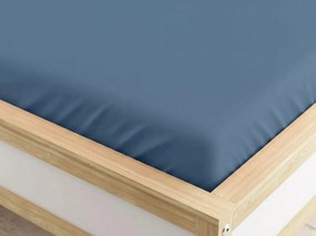 Cearsaf din microfibra albastru 90 x 200 cm