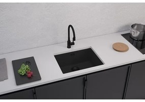 Chiuvetă de bucătărie ALVEUS 1150057 OMNI 55x45 cm negru mat