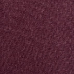 Scaune de masa pivotante, 4 buc., violet, textil 4, Violet