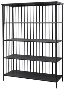 Etajera din metal, cu 3 rafturi, Antique Black