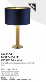 Veioza/Lampa de masa design decorativ London alama/blue