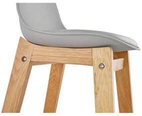 Scaun de bar Kokoon Elody, înălțime 86,5 cm, gri