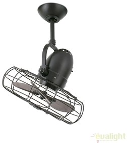 Ventilator de perete / tavan design retro KEIKI maro